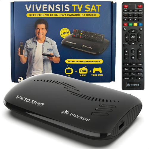 Receptor Vivensis VX10 Nova Parabolica TV